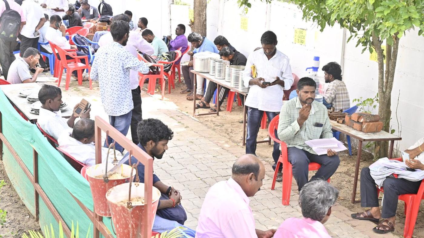 Candidate interviews on assessment day