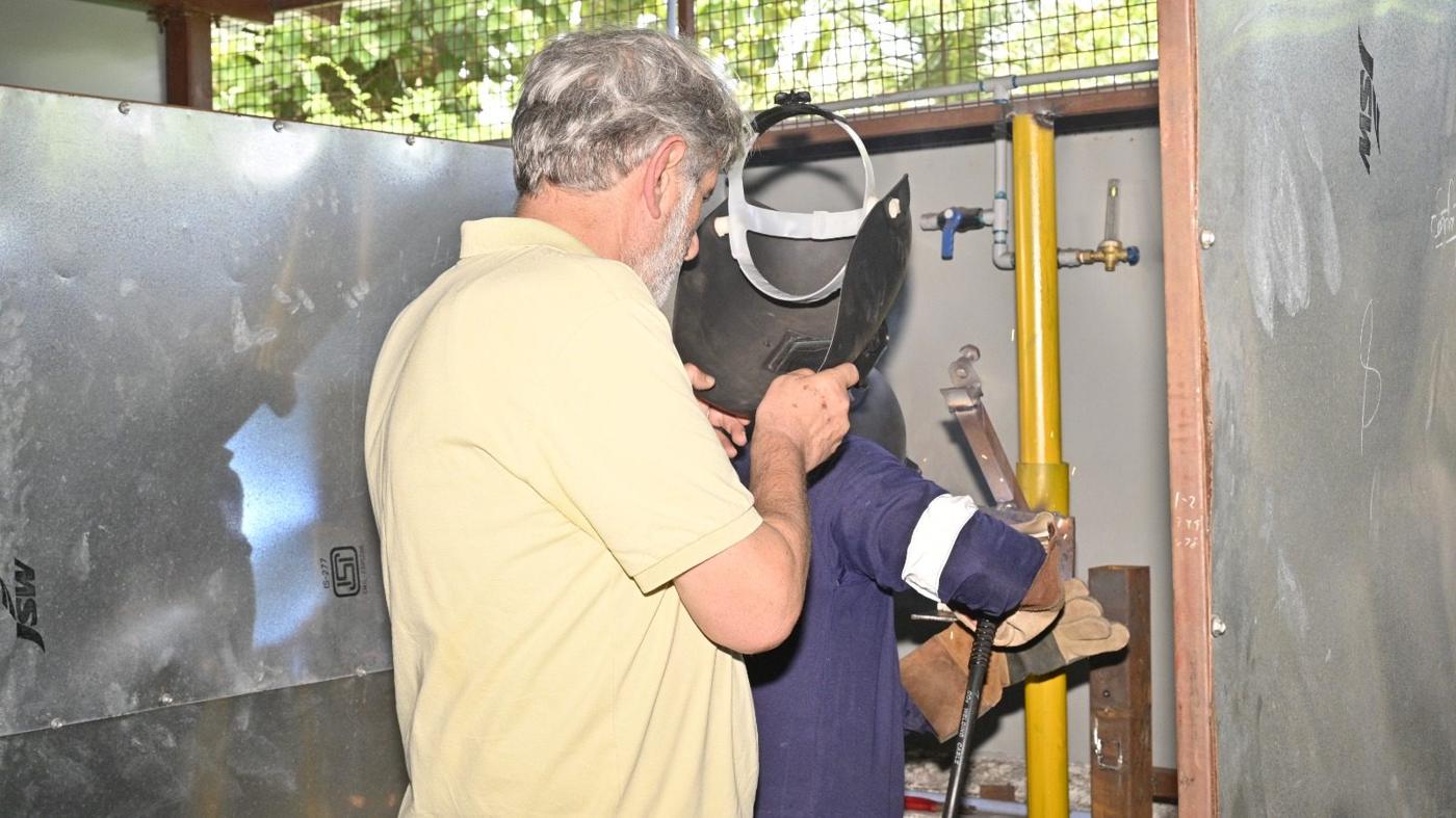 Weld inspection during the trade test