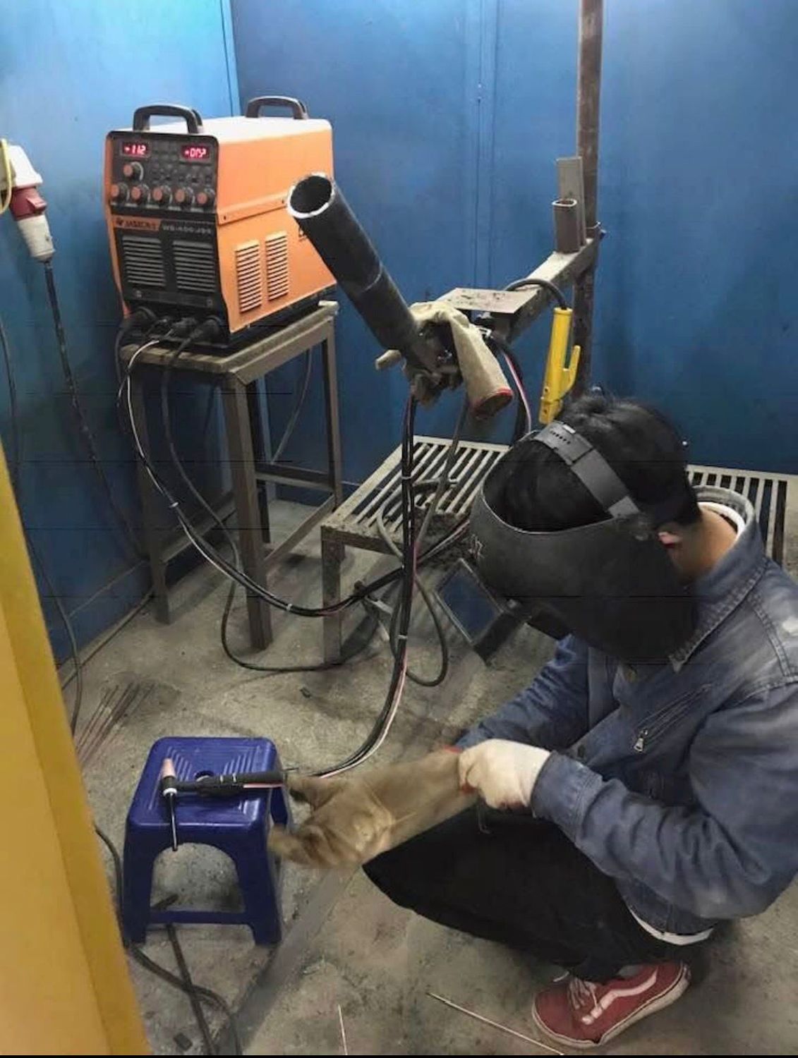 Sevk öncesi beceri değerlendirmesinde kaynakçı meslek testi